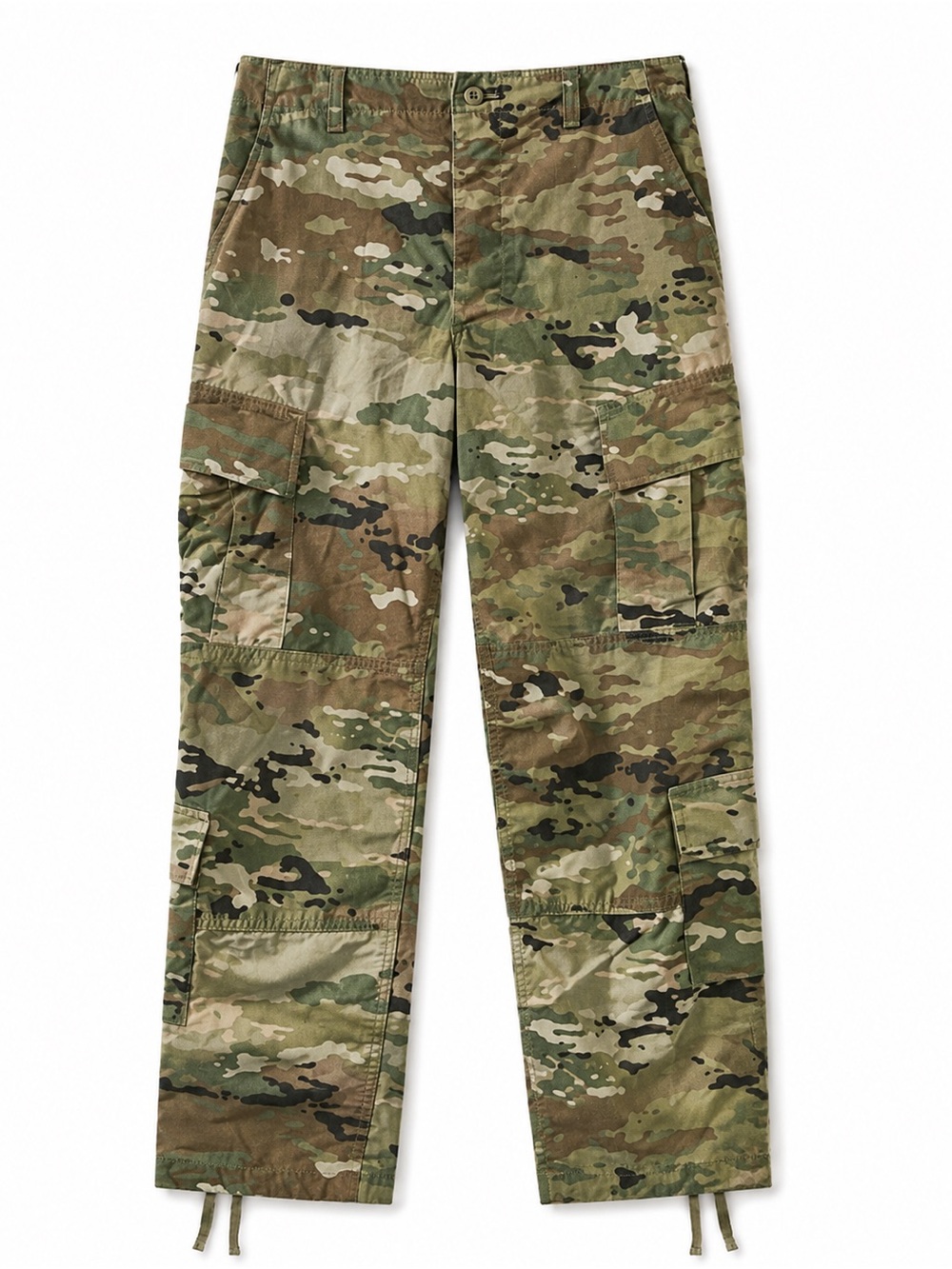 US Army Pant Unisex Medium 35x32 Ripstop Cargo Camo Combat Uniform Insect Shield
